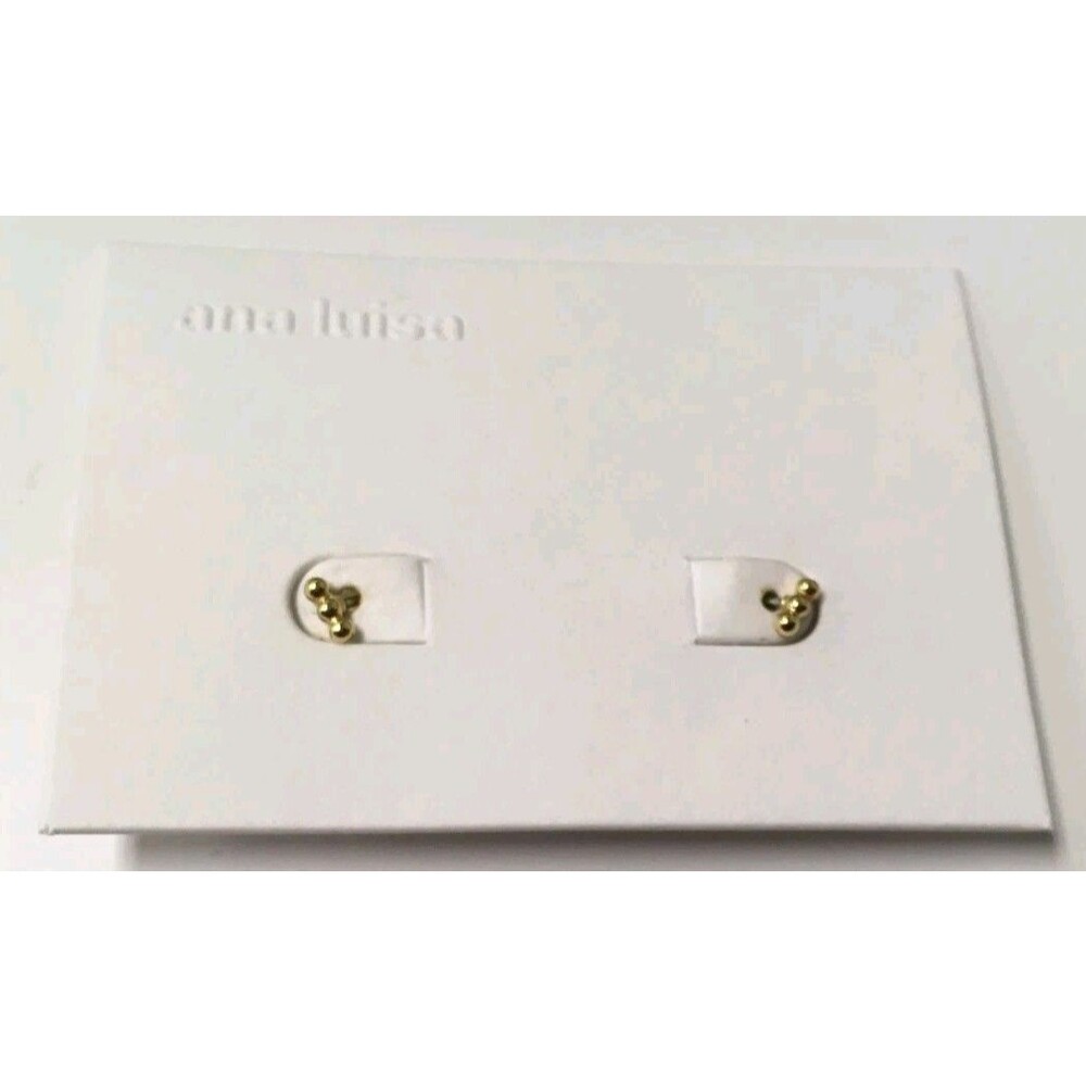 Ana Luisa San Mini Stud Earrings Gold Balls Ear Jewelry 14k Gold Dainty Small
